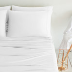 Luxury Copper Collection // White (King Pillowcases)