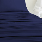 Luxury Copper Collection // Navy (Queen Sheet Set)