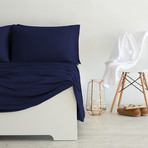 Luxury Copper Collection // Navy (Queen Sheet Set)