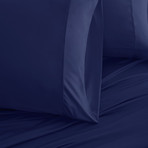 Luxury Copper Collection // Navy (Queen Sheet Set)