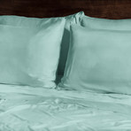 Ecosheex Bamboo Origin Collection // Aqua (Standard Pillowcases)
