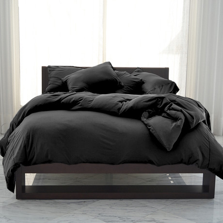 Performance Cooling Duvet Cover // Black (Full/Queen)