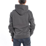 Classic Script Hoodie // Charcoal (2XL)