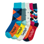 Spirited Sock // Assorted // Set Of 5