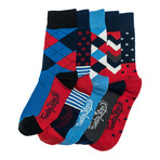 Exhilarated Sock // Assorted // Set Of 5