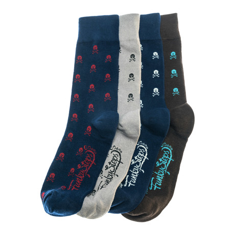 Skully Sock // Assorted // Set Of 4