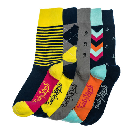 Quizzical Sock // Assorted // Set Of 5