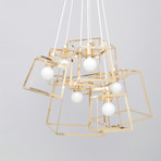Frame Cluster // Plated Steel // 7 Pieces (Brass)