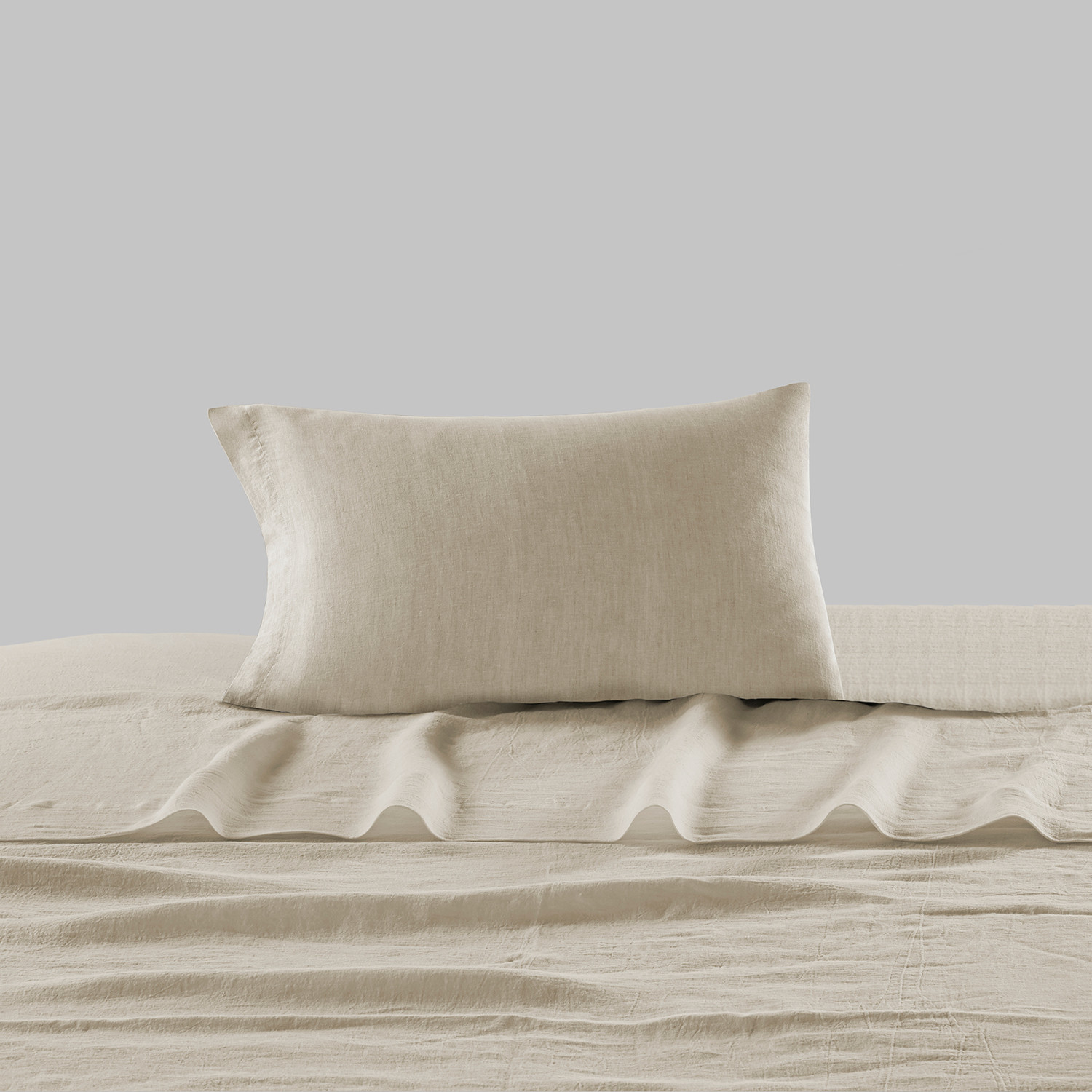 Lino Bedding // Boudoir (Grey + White) - Kassatex - Touch of Modern
