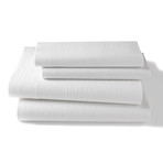 Lino Bedding // Bedsheet // White (Flat King)