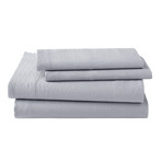 Lino Bedding // Bedsheet // Grey (Fitted Queen)