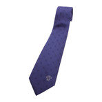Negative Square Dot Silk Tie // Blue