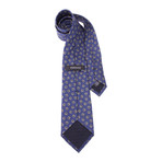 Gradated Circle Print Silk Tie // Blue + Yellow