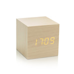 Cube Click Clock // Maple