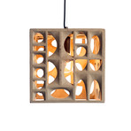 Mason Square Concrete Pendant Light