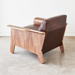 Lodge Chair (Chestnut Brown Leather)