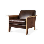 Lodge Chair (Chestnut Brown Leather)