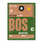 BOS Boston Luggage Tag