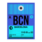 BCN Barcelona Luggage Tag