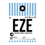 EZE Buenos Aires Luggage Tag