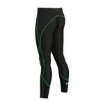 TraXter Tights // Black + Green (S)