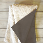 The Crimson Tower Sherpa Fleece Throw Blanket (Medium)