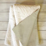 Water Sherpa Fleece Throw Blanket (Medium)