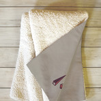 Triangles Are My Favorite Shape Sherpa Fleece Throw Blanket (Medium)