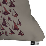 Triangles Are My Favorite Shape Throw Pillow (18" x 18")