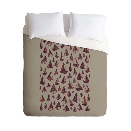 Triangles Are My Favorite Shape Duvet Cover (Twin)