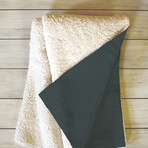 Inescapable Sherpa Fleece Throw Blanket (Medium)