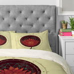 The Red Lotus Pillow Case // Set of Two