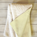 The Red Lotus Sherpa Fleece Throw Blanket (Medium)