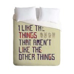 The Things I Like Duvet Cover (Twin)