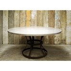 Hourglass Cage Dining Table (82" Diameter)