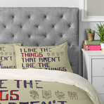 The Things I Like Pillow Case // Set of Two