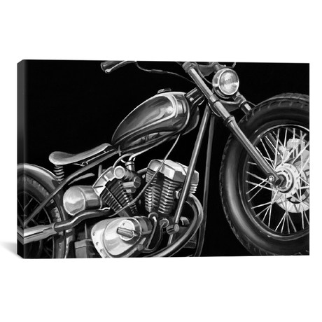 Vintage Motorcycle I // Ethan Harper (26"W x 18"H x 0.75"D)