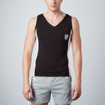 Midnight Tank // Black  + White (L)