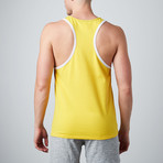 Rival Tank // Yellow + Navy (XL)