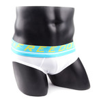 G-Force Low-Rise Brief // White (XL)