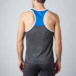 Team FR Tank // Charcoal + Sky + Navy (M)