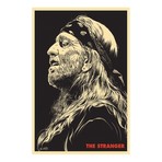 The Stranger: Willie Nelson // Joshua Budich (26"W x 18"H x 0.75"D)