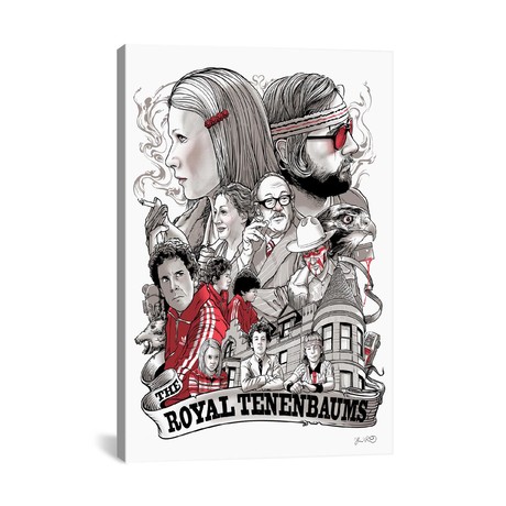 The Royal Tenenbaums (18"W x 26"H x 0.75"D)