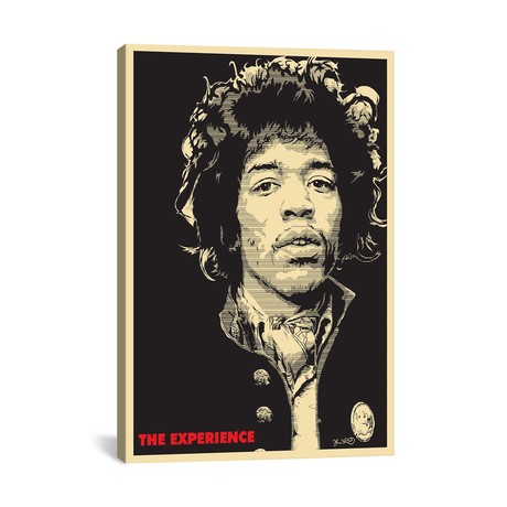 The Experience: Jimi Hendrix (18"W x 26"H x 0.75"D)