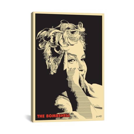 The Bombshell: Marilyn Monroe // Joshua Budich (18"W x 26"H x 0.75"D)