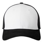 Brandon Strapback Baseball Cap // Black + White