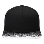 Aaron Baseball Cap // Black + White