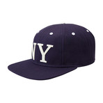 Ace NY Baseball Cap // Blue + White