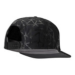 Cade Flat Brim Baseball Cap // Black