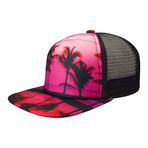 Dylan Baseball Cap // Pink + Black